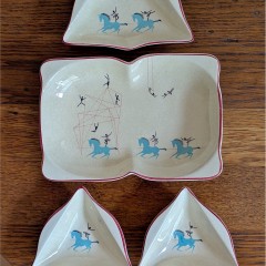 Beswick 'Circus' hors d'oeuvres set