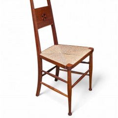 Arts and crafts Scottish School high back chair