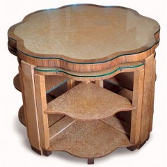 Art deco birds eye maple quintetto Epstein