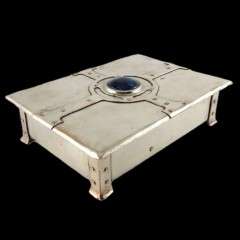 Arts and Crafts casket by A E Jones