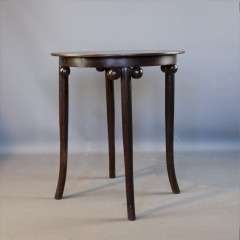 Bentwood table after Hoffmann c1910