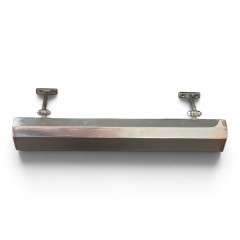 An Art Deco chrome picture light