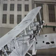 Loading Mails for the Empire Croydon 1934 Lithograph