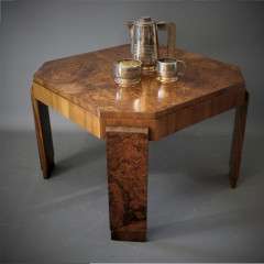 Art Deco square coffee table