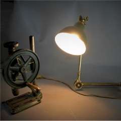 Dugdill brass daisy cog machinist lamp