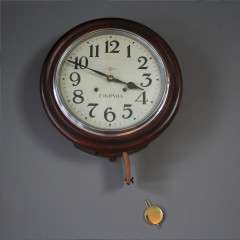 Eikosha Japanese early 20th century wall clock