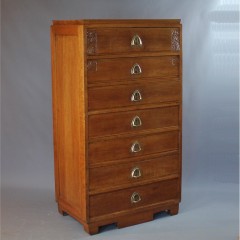 Art Nouveau chest of drawers, Semainier