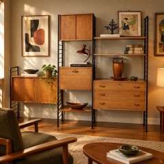 Ladderax Shelving system by Staples