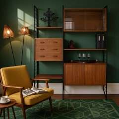 Ladderax Mid Century Shelving System By Staples