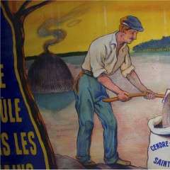 Advertising poster  Cendres de Lessive St-Marc