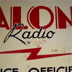 Malony Radio double sided enamel advertising sign