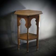  Oak hexagonal Liberty side table