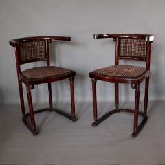 Bentwood Cabaret Fledermaus Chairs by Josef Hoffmann
