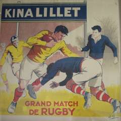 Grand Match De Rugby, poster
