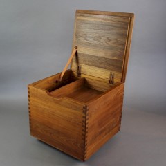 Danish teak mid century storage box by Salin Mobler