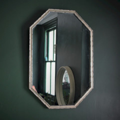 Rowley Gallery art deco silvered wall mirror