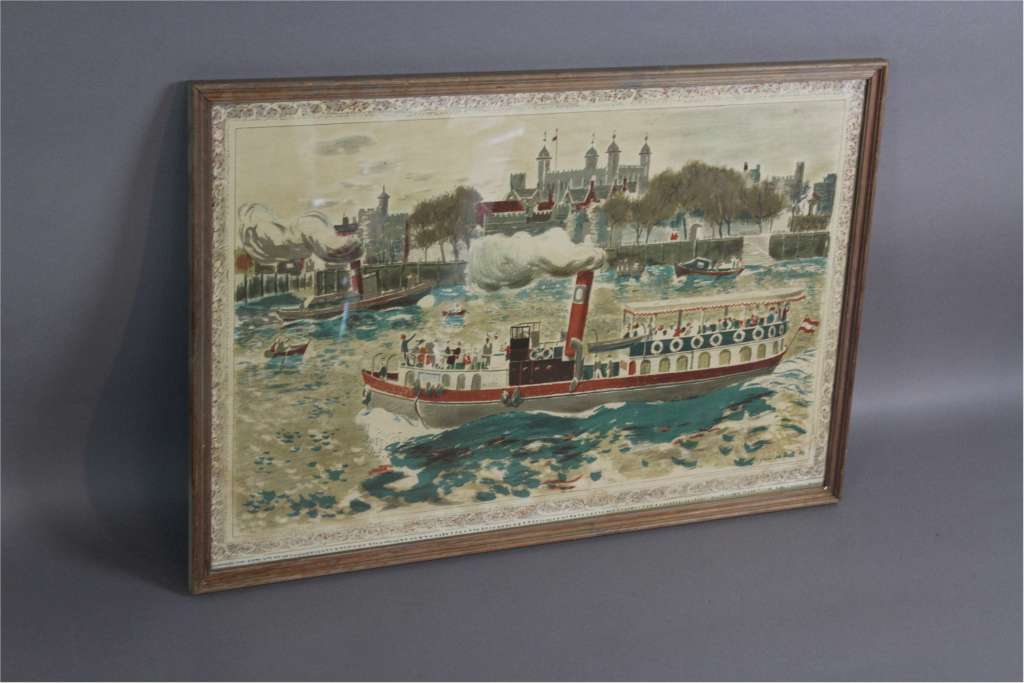 Edwin La Dell (19141970) the Tower of London for Baynard Press ART