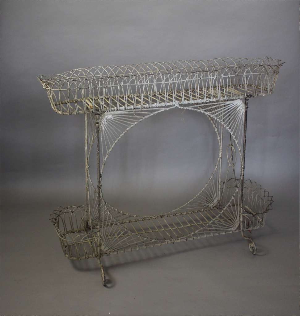 Victorian wirework planter / jardinière GARDEN Art Furniture