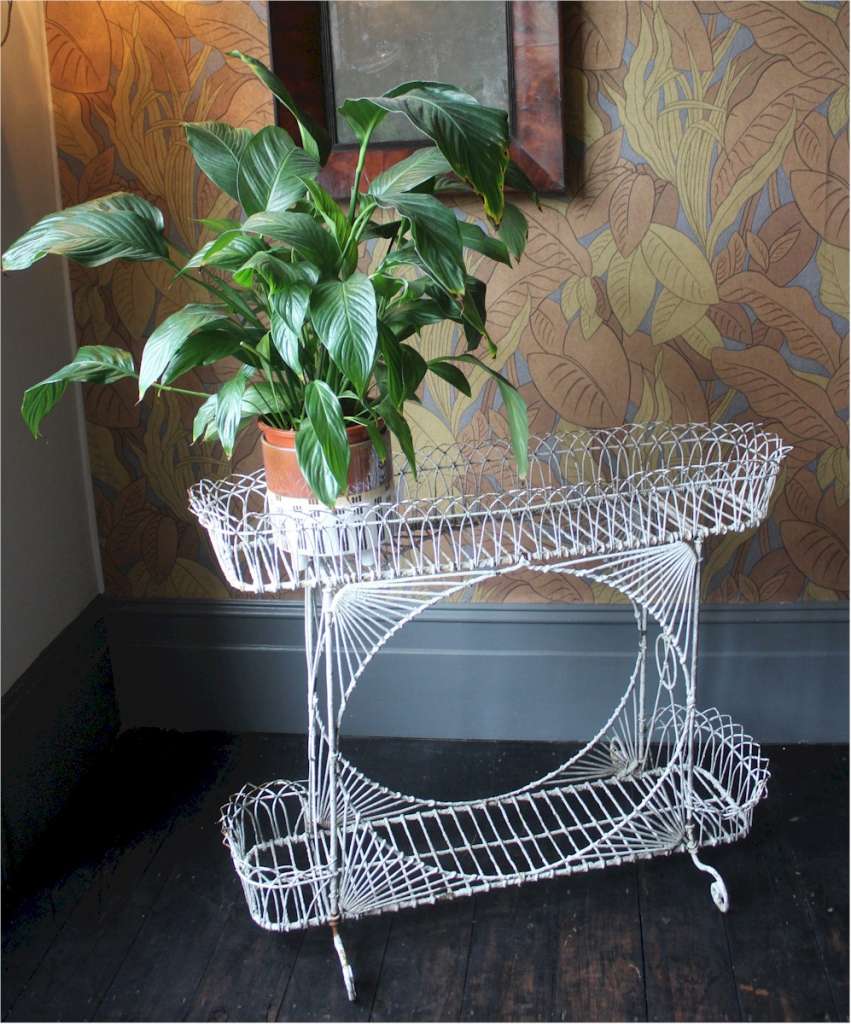 Victorian wirework planter