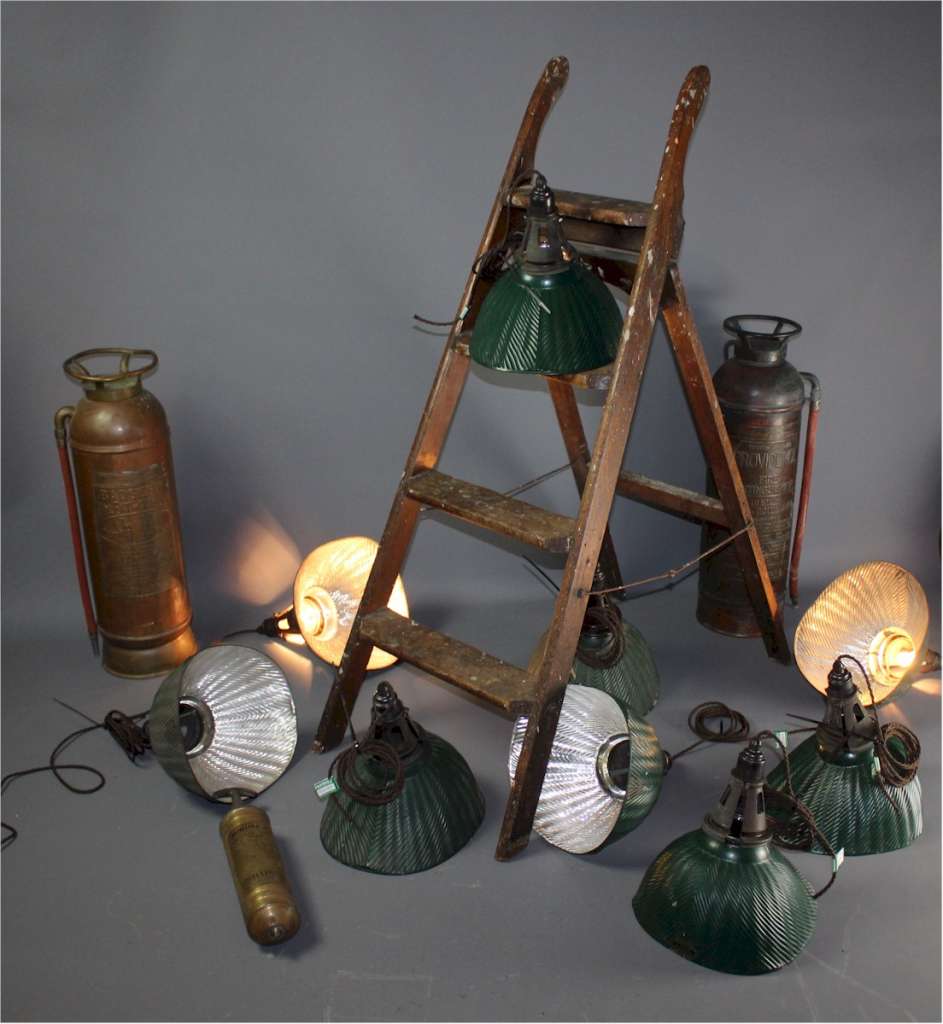 Curtis of Chicago XRay Mercury glass reflector lamp shades